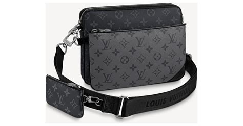 borsa viaggio louis vuitton uomo grigia|Borsello Uomo .